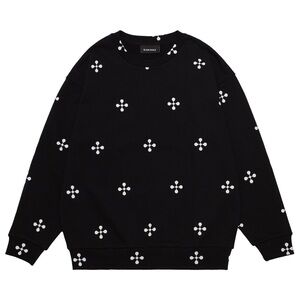 LE-NOX CREWNECK SWEATER BLACK